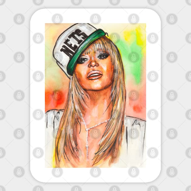 Beyoncé Sticker by Svetlana Pelin